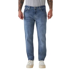 Calça Masculina Levi's Jeans Azul Médio 511 Slim Com Strech Ref:LB5110063