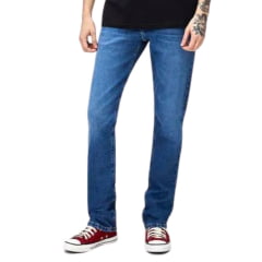 Calça Masculina Levi's Jeans Azul Stonado 511 Slim de Stretch Reta Ref.LB5110056