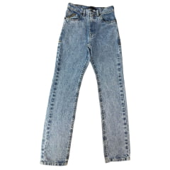 Calça Masculina Ox Horns Jeans Azul Claro 100% Algodão Com Bordado Bolsos Ref:2723