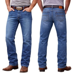 Calça Masculina Ox Horns Jeans Azul Claro 100% Algodão Ref:2721