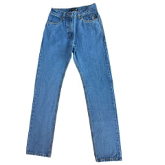 Calça Masculina Ox Horns Jeans Azul Médio 100% Algodão Ref:2727
