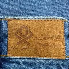 Calça Masculina Ox Horns Jeans Azul Médio 100% Algodão Ref:2727