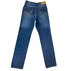 Calça Masculina Ox Horns Jeans Azul 100% Algodão Com Bordado Bolsos Ref2718