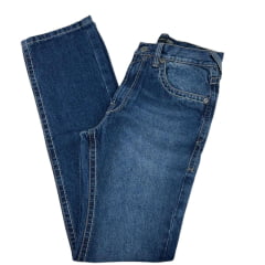 Calça Masculina Ox Horns Jeans Azul 100% Algodão Com Bordado Bolsos Ref2718