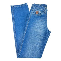 Calça Masculina Race Bull Tradicional Delavê Bigode Bordado Verde Ref: 034.DV