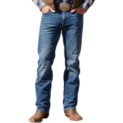 Calça Masculina Race Bull Tradicional Stone Bigode Bordado Verde Ref: 034.ST