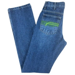 Calça Masculina Race Bull Tradicional Stone Bigode Bordado Verde Ref: 034.ST