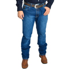 Calça Masculina Rodeo Farm Canivete Jeans Destroyed Bolso Bordado Ref: 100 50 00195