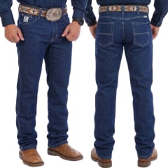 Calça Masculina Rodeo Farm Jeans 100% Algodão Destroyer Escuro Tradicional Ref: 100 50 00183