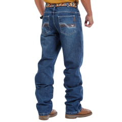 Calça Masculina Rodeo Farm Jeans Destroyer Modelo Brutão Bolso Bordado Ref: 100 50 00006