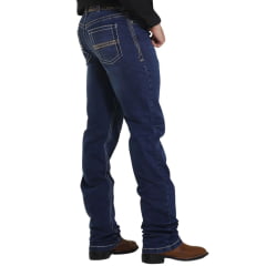 Calça Masculina Rodeo Farm Jeans Premium Com Elastano Destroyer Tradicional Bolso Bordado Ref: 100 50 00135