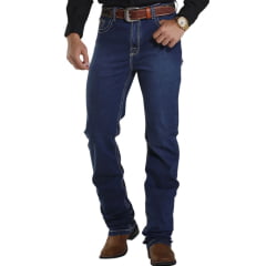 Calça Masculina Rodeo Farm Jeans Premium Com Elastano Destroyer Tradicional Bolso Bordado Ref: 100 50 00135