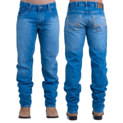 Calça Masculina Texas Farm Jeans Azul Claro Texan Ref. PDM 024