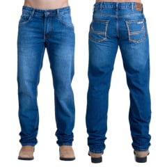 Calça Masculina Texas Farm Jeans Azul Route Ref. PDM 025