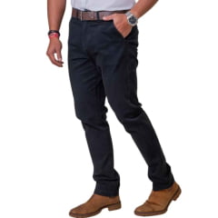 Calça Masculina Texas Farm Sarja Preto Casual Bootcut Ref: PDMS001
