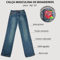 Calça Masculina Tradicional Red Os Boiadeiros Slim Fit R:331