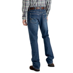 Calça Masculina TXC Jeans Bronco Azul Relaxed Fit 14 Oz Com Bordado No Bolso Ref:18322