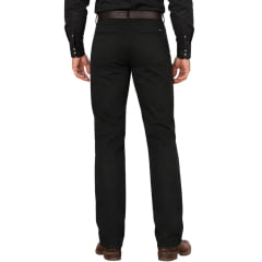 Calça Masculina Wrangler Com Elástico Sportwear Waist Sarja Preta Ref:WM1870