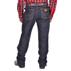 Calça Masculina Wrangler Jeans 13M Big E Tall Elastic Waist Preta Plus Size REF: 13M68WK38UN