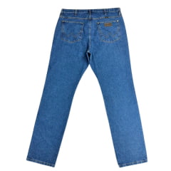 Calça Masculina Wrangler Jeans 13M Big E Tall Western Azul Médio Ref:13MWGK38UN