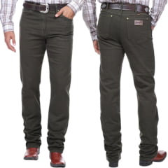 Calça Masculina Wrangler Jeans 13M Western Cowboy Cut Verde Ref:13MWEMU36 Calça Masculina Wrangler Jeans 13M Western Cowboy Cut Verde Ref:13MWEMU36