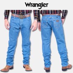 Calça Masculina Wrangler Jeans 47M Premium Performance Azul Médio REF: 47MACGK37 UN