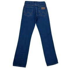 Calça Masculina Wrangler Jeans Azul Escuro Texas Regular Cody Ref:WM1321UN