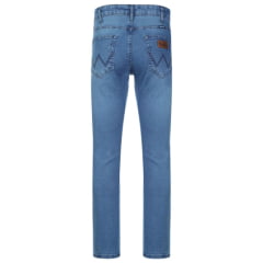 Calça Masculina Wrangler Jeans Azul Médio Com Lycra Action Confort Ref:WM1152UN