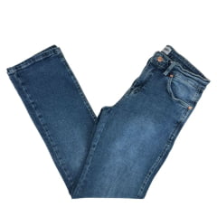 Calça Masculina Wrangler Jeans Azul Médio Com Lycra Texas Regular Ref:WM1279UN
