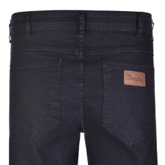 Calça Masculina Wrangler Jeans Preto Lycra Urban Texas Regular Ref:WM1202UN