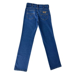 Calça Masculino Rodeo Farm Jeans Azul Destroyed Tradicional Ref 100500011
