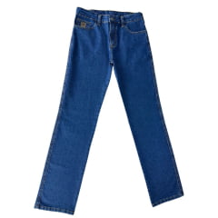 Calça Masculino Rodeo Farm Jeans Azul Destroyed Tradicional Ref 100500011