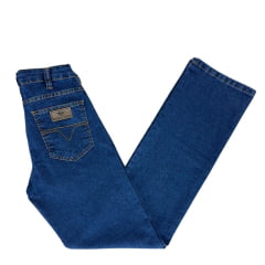 Calça Masculino Rodeo Farm Jeans Azul Destroyed Tradicional Ref 100500011
