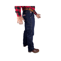 Calça Jeans Masculina Carpinteira Os Boiadeiros Escura
