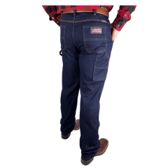 Calça Jeans Masculina Carpinteira Os Boiadeiros Escura