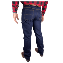 Calça Jeans Masculina Carpinteira Os Boiadeiros Escura