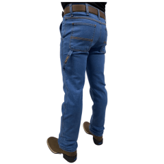 Calça Jeans Masculina Carpinteira Race Bull Delavê