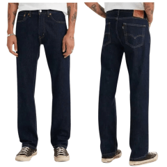 Calça Jeans Masculina Levi's 505 Regular Azul Ref: 005050216