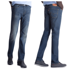 Calça Jeans Masculina Levi's 505 Regular Azul Ref.005051064