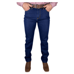 Calça Jeans Masculina Tradicional Race Bull Azul