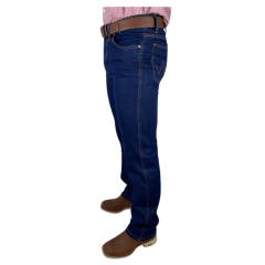 Calça Jeans Masculina Tradicional Race Bull Azul