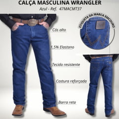 Calça Jeans Masculina Wrangler Regular Fit -Ref. 47MACMT37UN