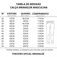 Calça Jeans Wrangler Masculina 20X 100% algodão Ref.: 33MWXDD37UN