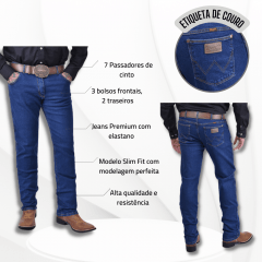 Calça Jeans Wrangler Masculina  Slim Fit Ref: 36MACMS36