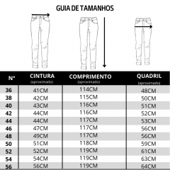 Calça Masculina Bronco Country Jeans - Ref. 030 - Várias Cores