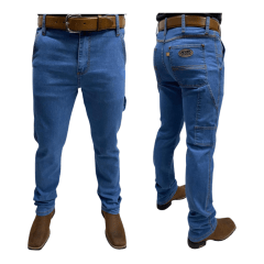 Calça Masculina Terra de Rodeio Carpinteira - Delavê