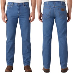 Calça Masculina Wrangler Lycra Texas Urbano - Azul Clara
