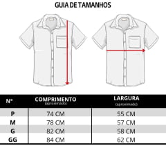 Camisa Masculina TXC Manga Curta Worker Sarja Bege Bolsos E Logo Bordado - Ref:29223C