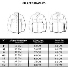 Camisa Masculina Aurochs Manga Longa Xadrez Branco E Preto Com Logo Bordado Azul Marinho No Bolso Ref:070