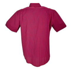 Camisa Masculina Calf Rope Jeans Manga Curta Xadrez Com Bolso Ref:9102/9105 - Escolha a cor